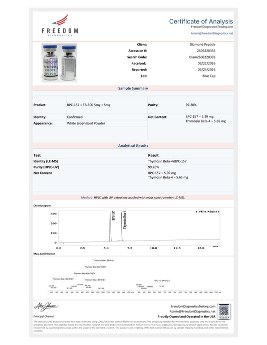 BPC-157 + TB-500 5mg+5mg
