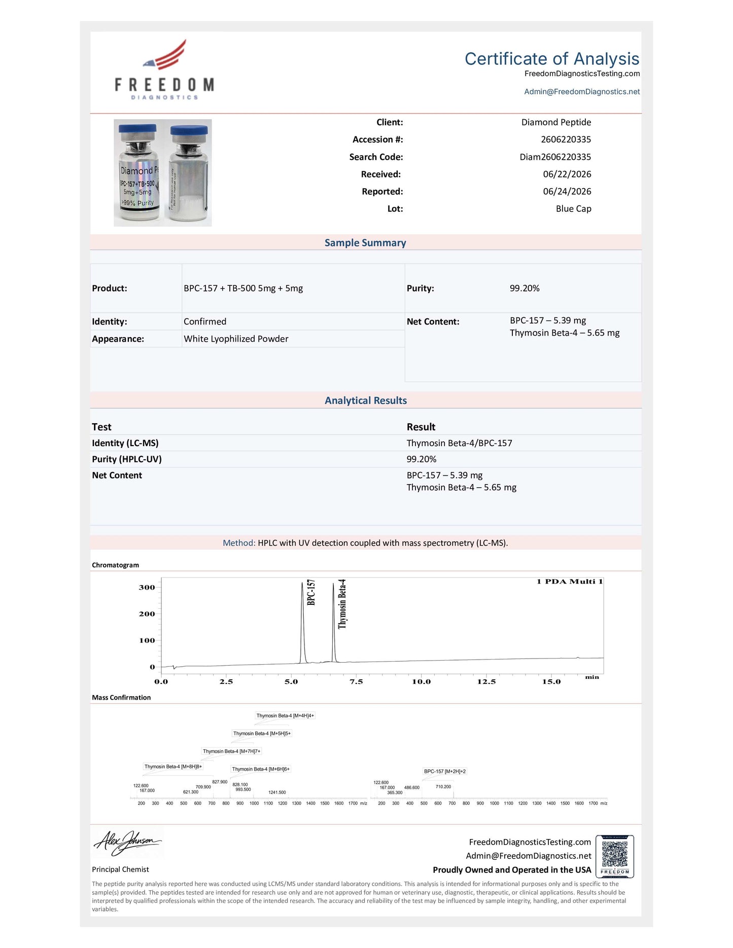 BPC-157 + TB-500  5mg+5mg